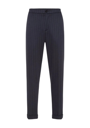 Billionaire pinstripe-pattern trousers - Blue
