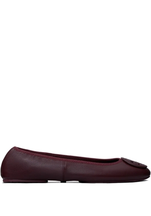 Tory Burch Reva Travel logo-embellished ballet flats - Red