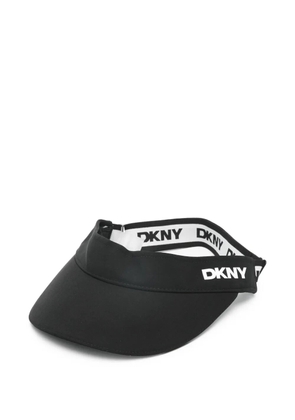 DKNY logo tennis visor - Black