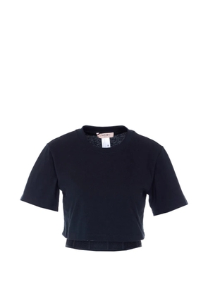 TWINSET bustier-detail T-shirt - Black