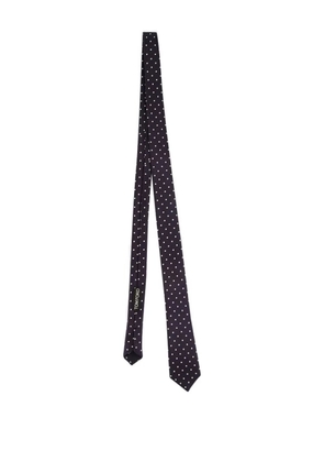 TOM FORD polka-dot silk tie - Blue
