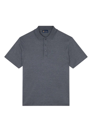 Paul & Shark silk-blend polo shirt - Grey