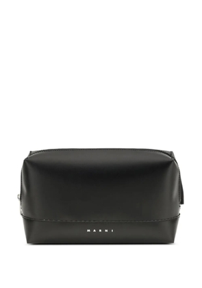 Marni buckle strap messenger bag - Black