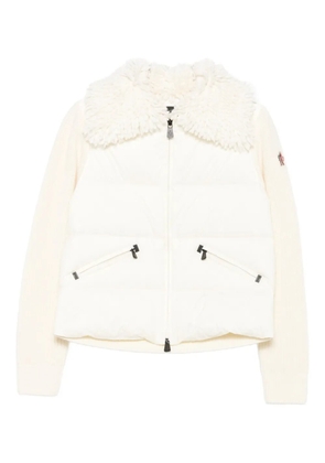 Moncler Grenoble fur collar jacket - Black
