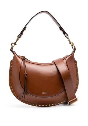 ISABEL MARANT Naoko studded leather shoulder bag - Brown