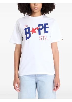 A BATHING APE® bape sta T-shirt - White