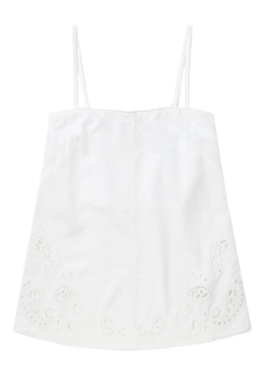 rag & bone eyelet-detail top - White