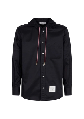 Thom Browne blue hooded jacket