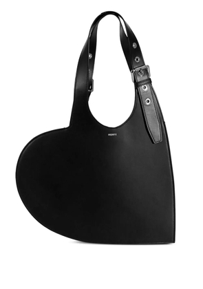 Coperni Belt Heart buckled tote bag - Black