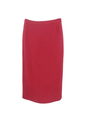 Roland Mouret zipped midi pencil skirt - Red
