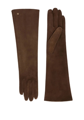Max Mara Afideesuede gloves - Brown