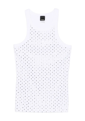 PINKO embellished sleeveless top - White