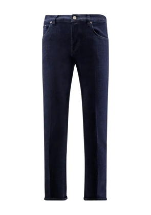 PT Torino speckled denim trousers - Blue