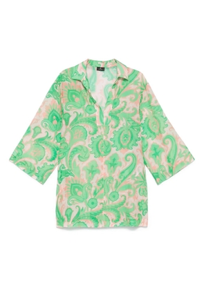 ETRO paisley-print cover-up - Green