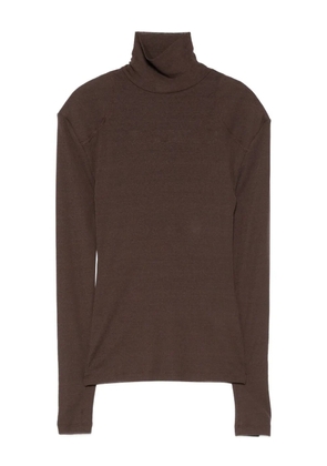 Nanushka turtleneck top - Brown