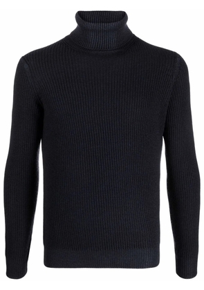 Dell'oglio roll-neck merino-wool sweater - Blue