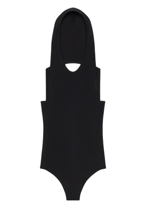 Courrèges Illusion hooded bodysuit - Black