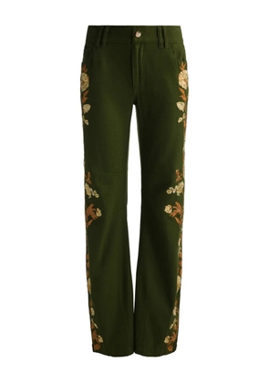 alice + olivia Akers trousers - Green
