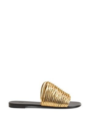 Giuseppe Zanotti Jane flat sandals - Gold