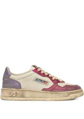 Autry Medalist perforated-toe sneakers - Purple