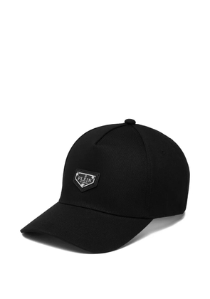 Philipp Plein logo-plaque baseball cap - Black