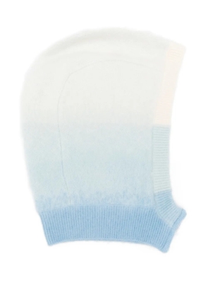 Casablanca logo-plaque balaclava hat - Blue