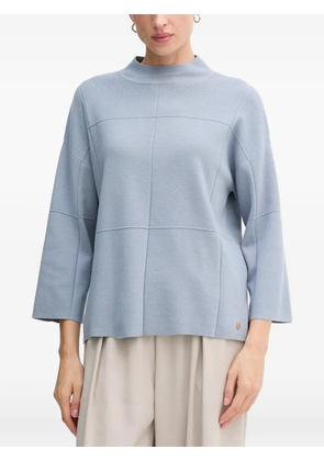 Joseph Ribkoff seam-details high-neck sweater - Blue