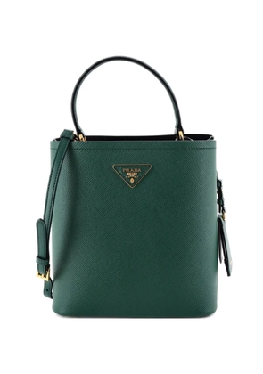 Prada Pre-Owned Panier Saffiano Leather Medium bucket bag - Green