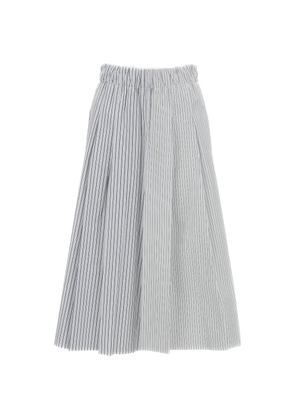 Jejia striped drawstring trousers - White