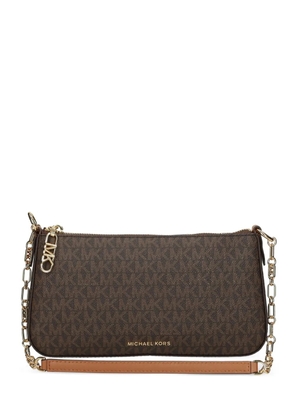 Michael Michael Kors monogram chain-strap bag - Brown