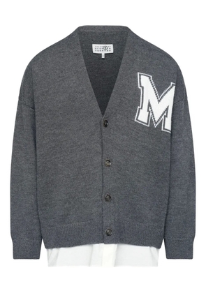 MM6 Maison Margiela V-neck cardigan - Grey