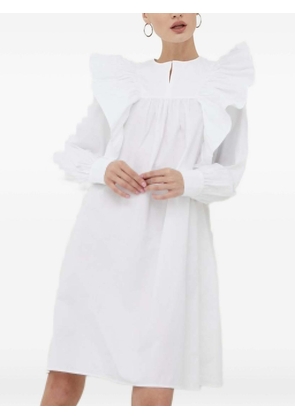 Day Birger Et Mikkelsen ruffled-trim mini dress - White
