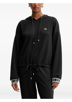 LIU JO drawstring-fastening sweater - Black