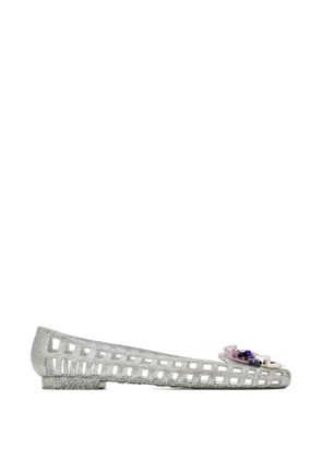 HEAVENLY JELLY Dazzla ballet flats - Silver