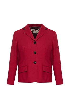 Marni buttoned pocket blazer - Red