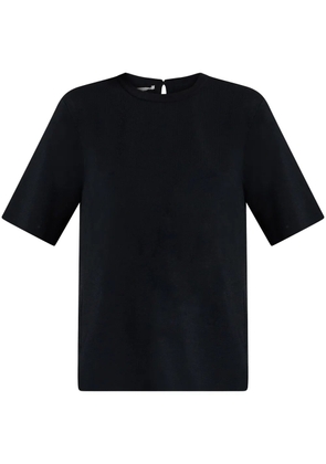 Stella McCartney compact-knit T-shirt - Black