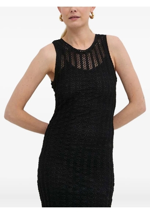 PINKO openwork midi dress - Black