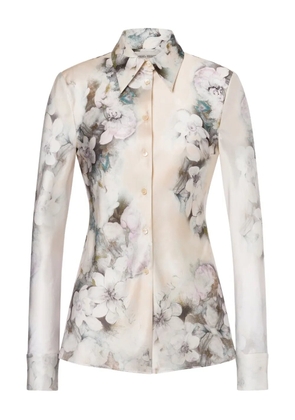 Alberta Ferretti floral-print shirt - Neutrals