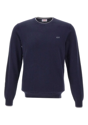Sun68 ribbed crew-neck sweater - Blue