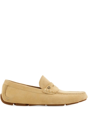 Ferragamo Gancini-plaque loafers - Neutrals