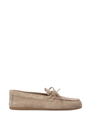 Miu Miu suede loafers - Neutrals