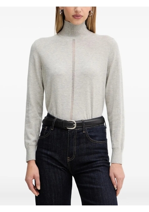 BOSS turtleneck sweater - Grey