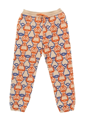 Hermès Pre-Owned 2020s Fantaisie d’Etriers printed track pants - Neutrals