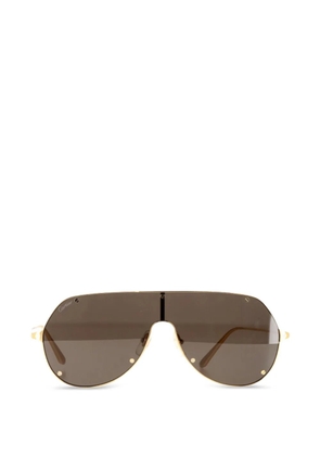 Cartier Cartier shield sunglasses - Brown