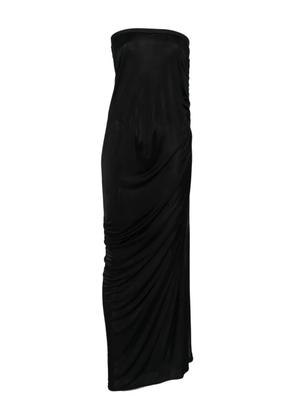 Rick Owens Lilies draped-design maxi skirt - Black