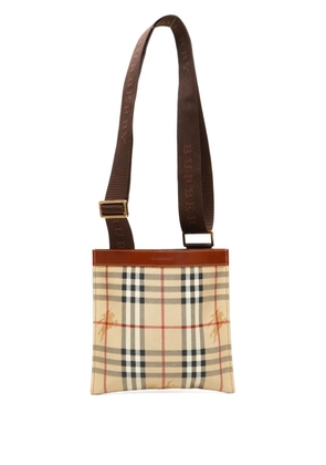 Burberry Pre-Owned 2010s tartan cross-body bag - Neutrals