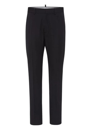 DSQUARED2 virgin wool tapered-leg trousers - Black