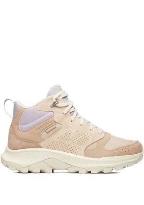 Merrell Merrell Tempo Sol Mid perforated hiking sneakers - Neutrals