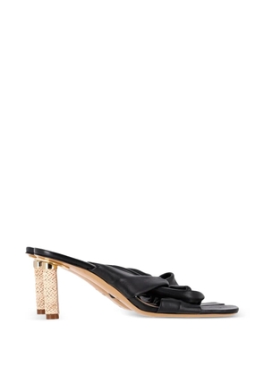 Jacquemus Pre-Owned Bellagio crossover sandals - Black