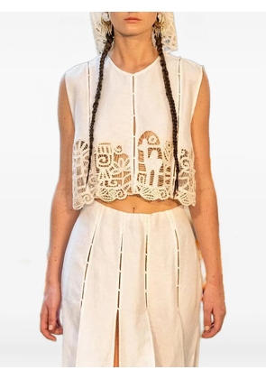 ALEMAIS Rosemary top - White